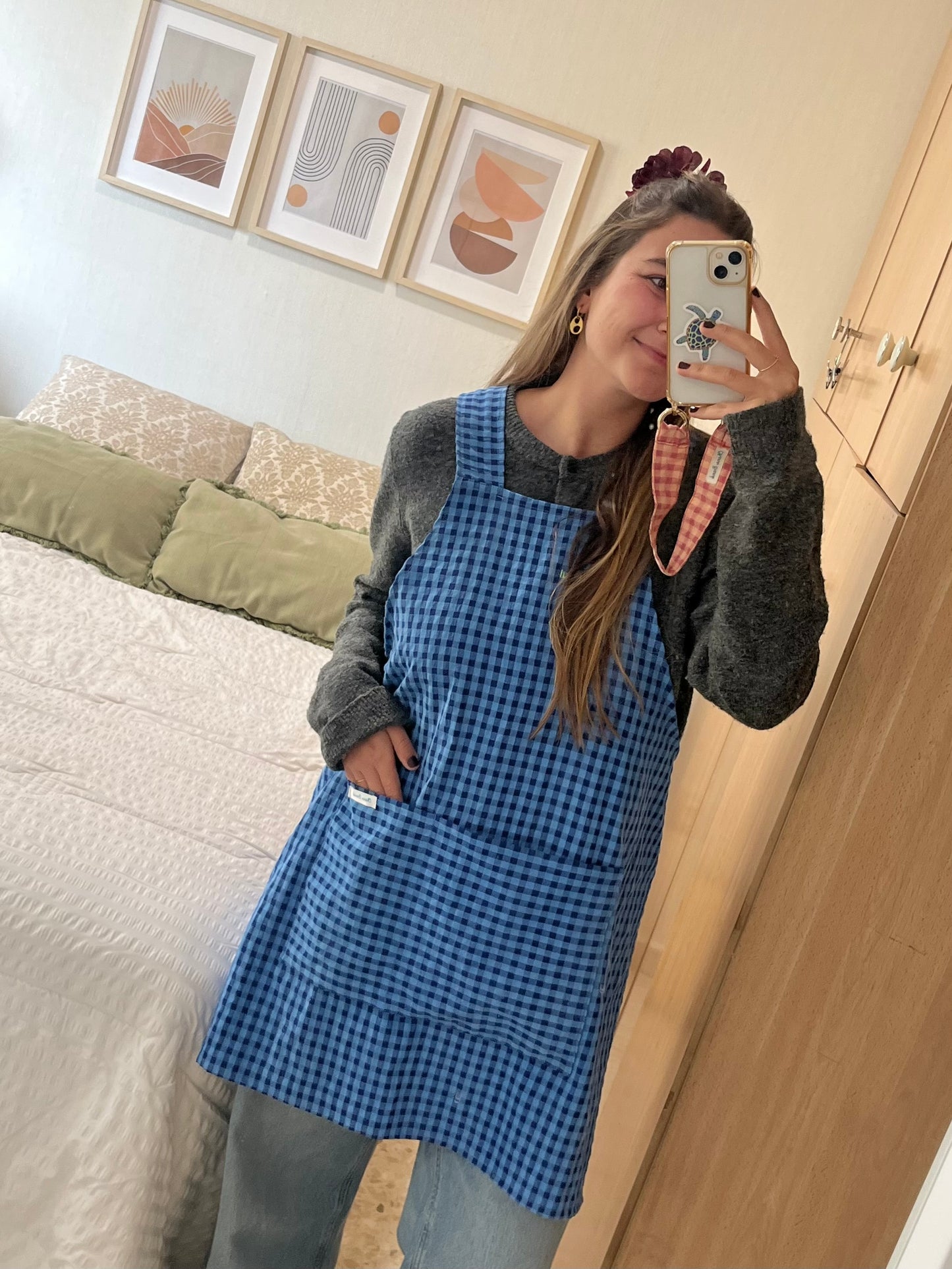 Babi vichy azul oscuro