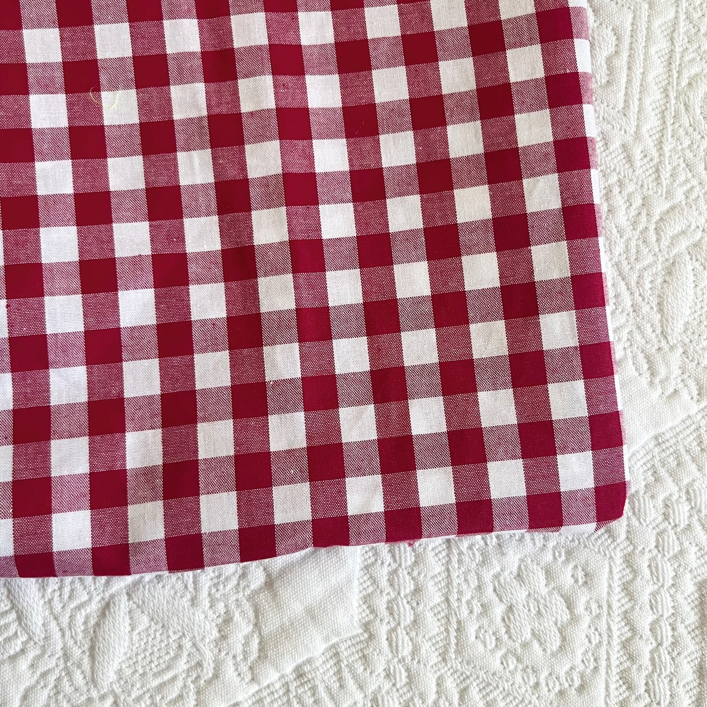 Funda vichy burdeos