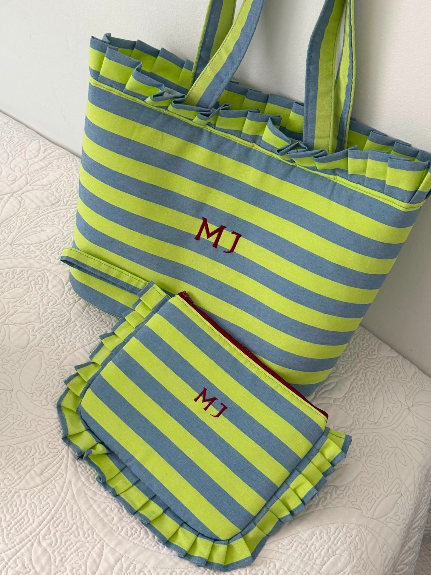 Bolso Caribe Azul y Verde