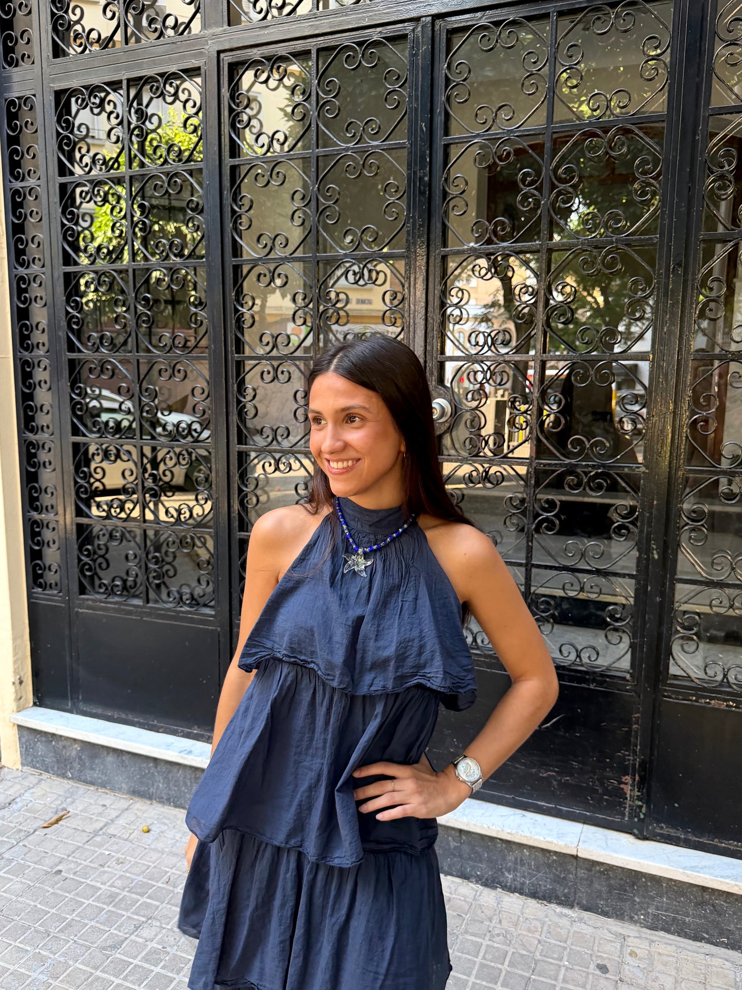 Vestido Ischia Azul