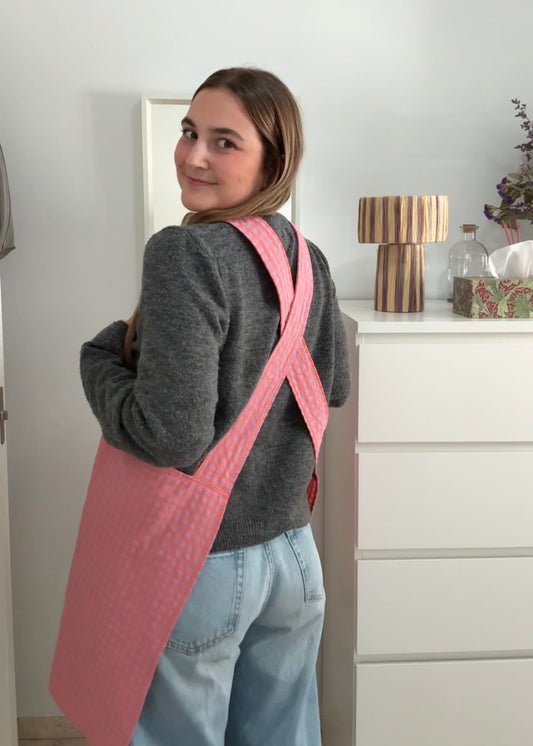 Babi vichy lila y naranja