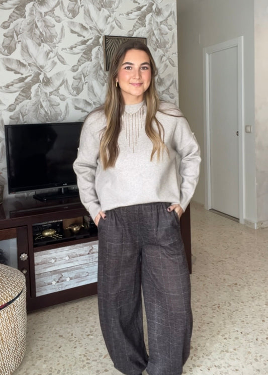 Pantalón Fez gris oscuro