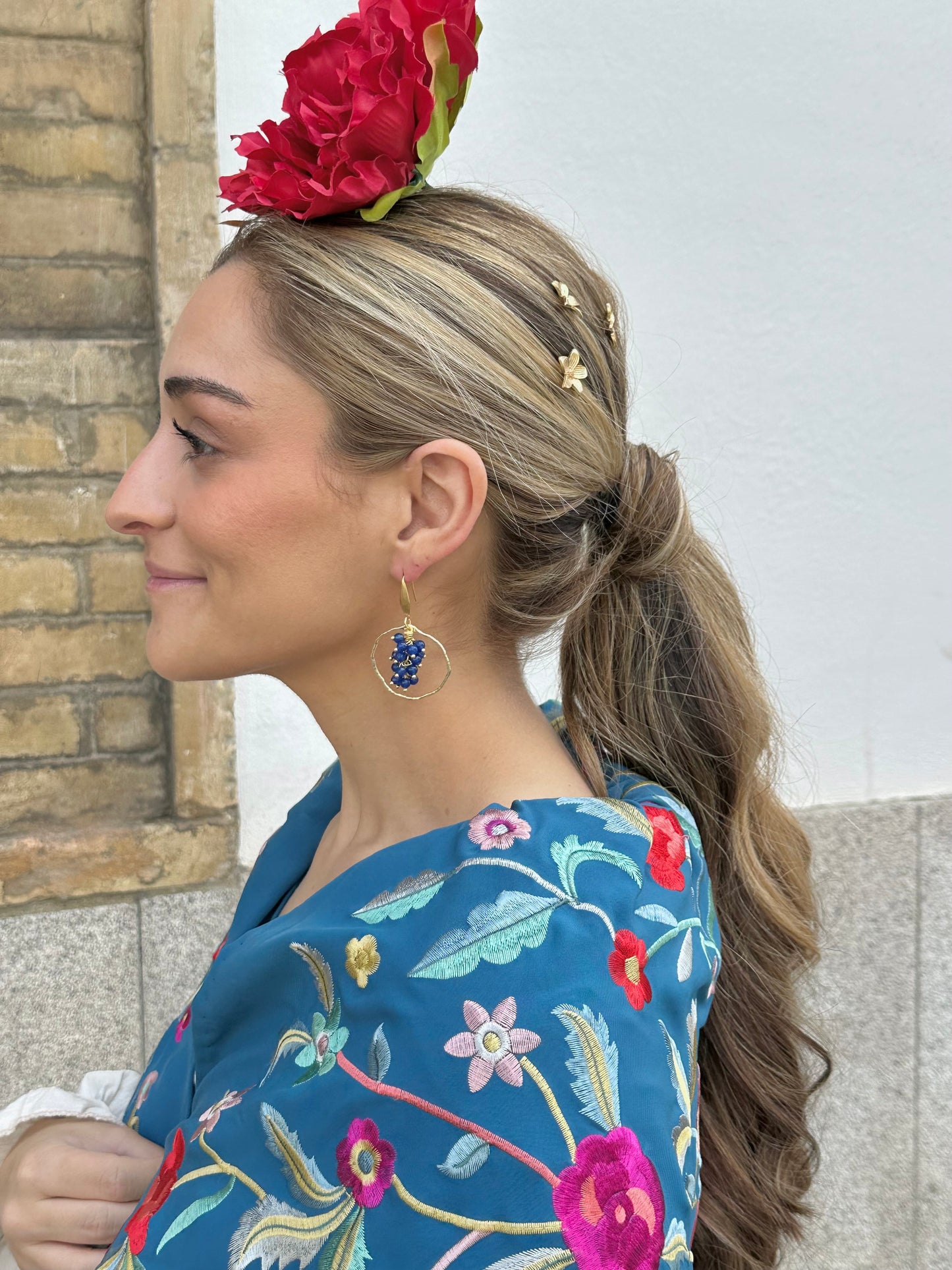 Mantón Rosario Azul