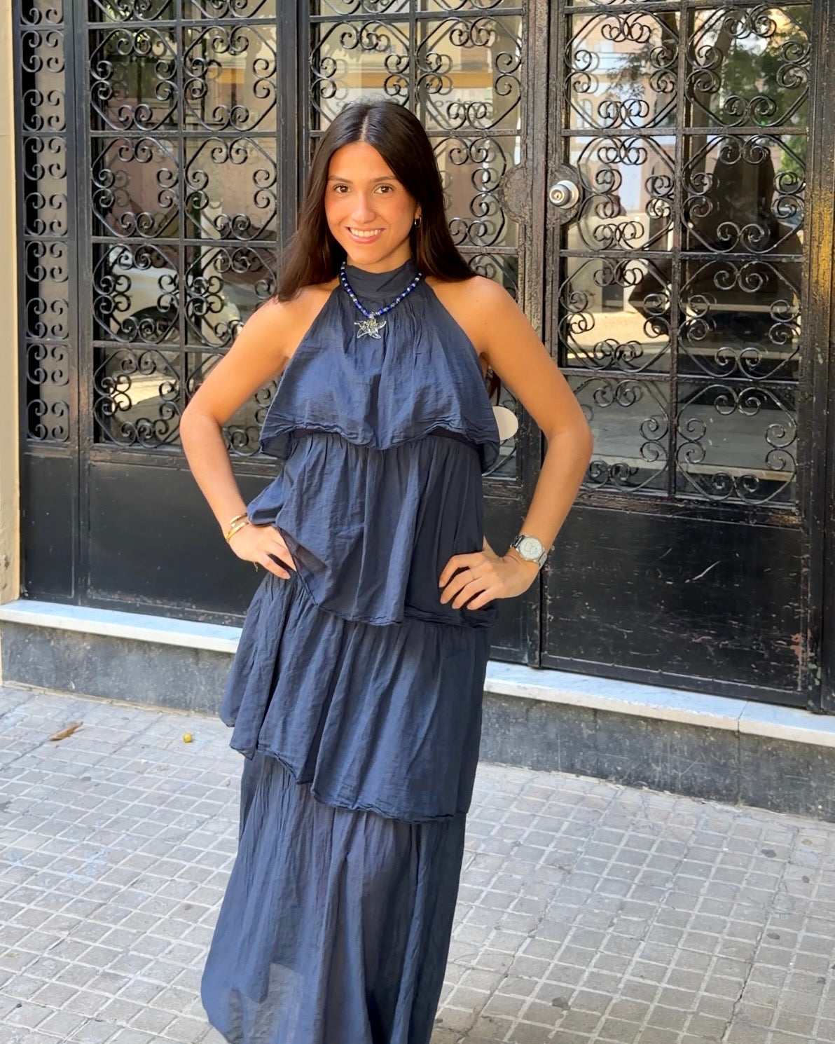 Vestido Ischia Azul