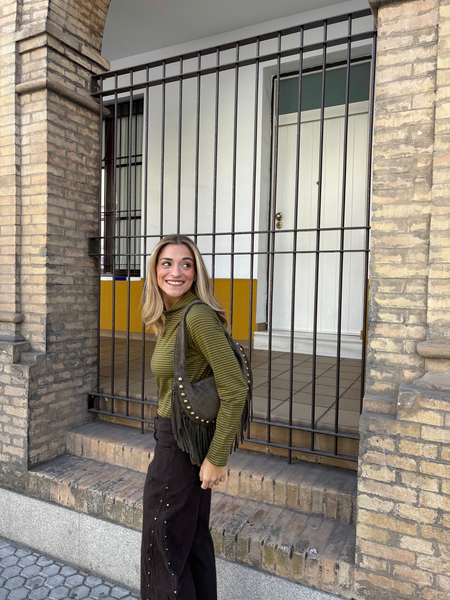 Camiseta Olivia verde