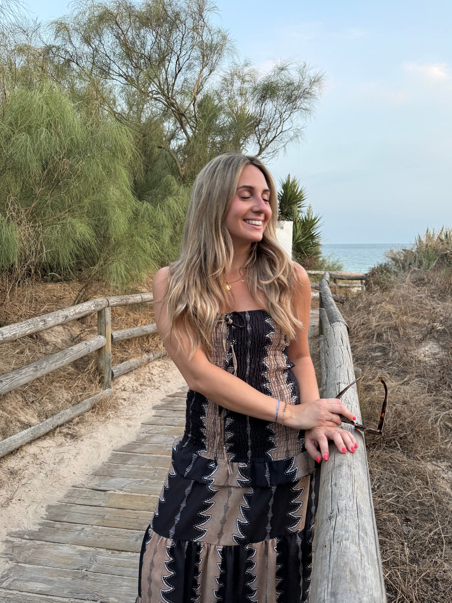 Vestido Marrakech marron