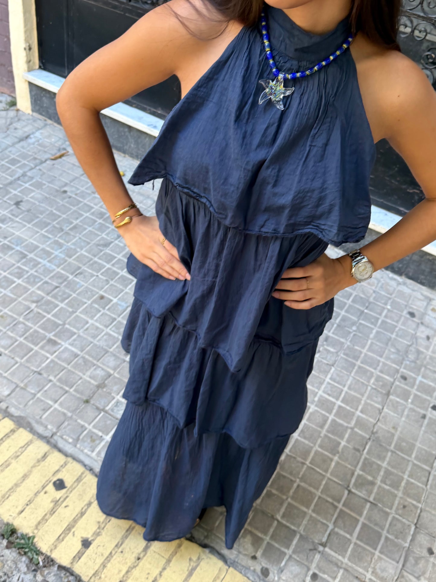 Vestido Ischia Azul