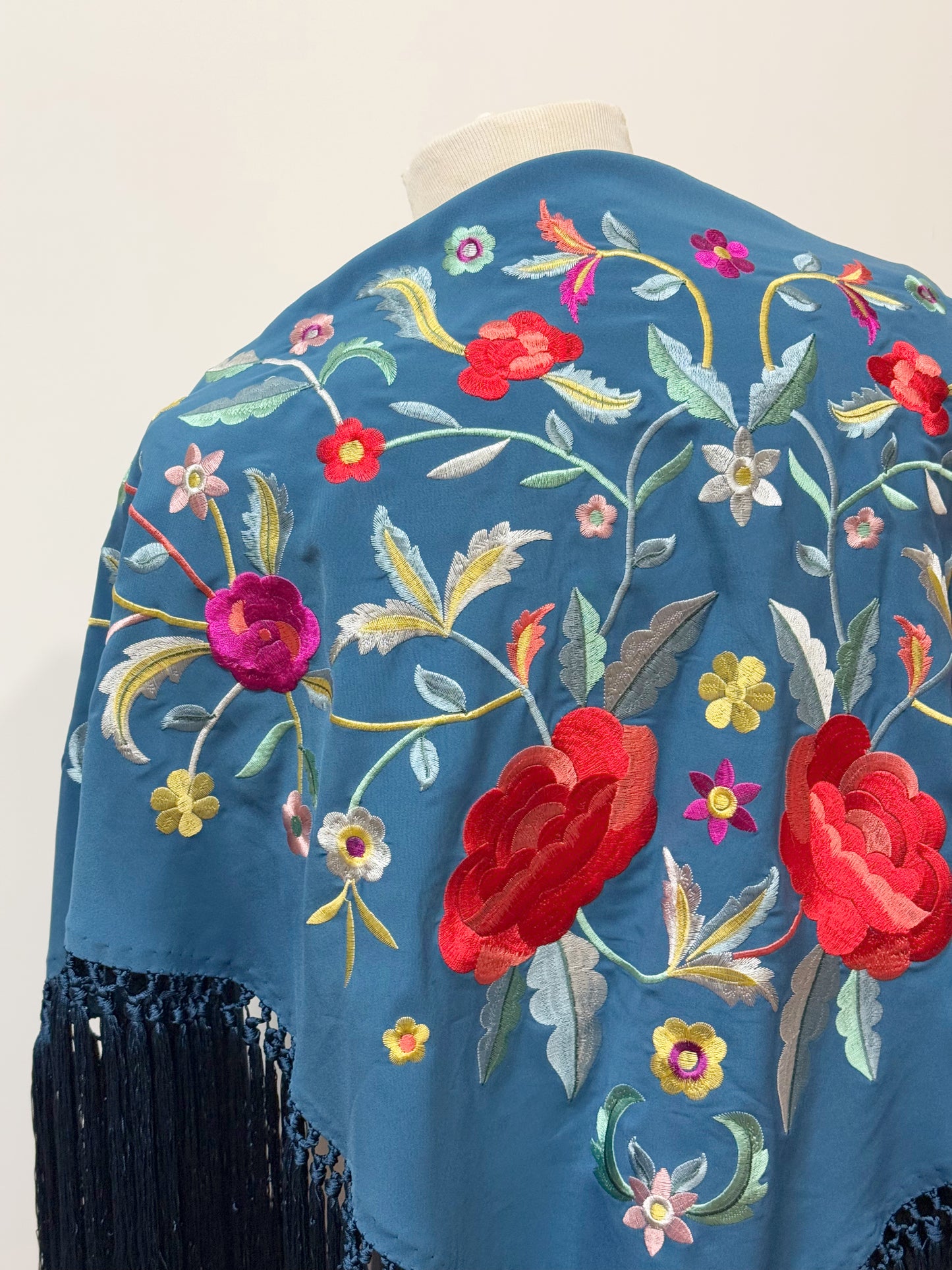 Mantón Rosario Azul