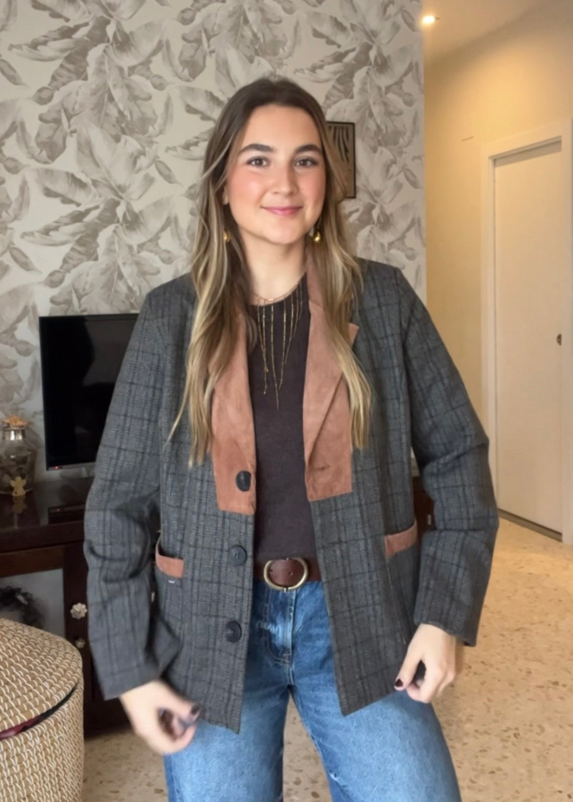 Blazer Julieta marrón