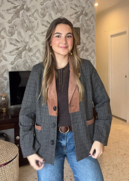 Blazer Julieta marrón