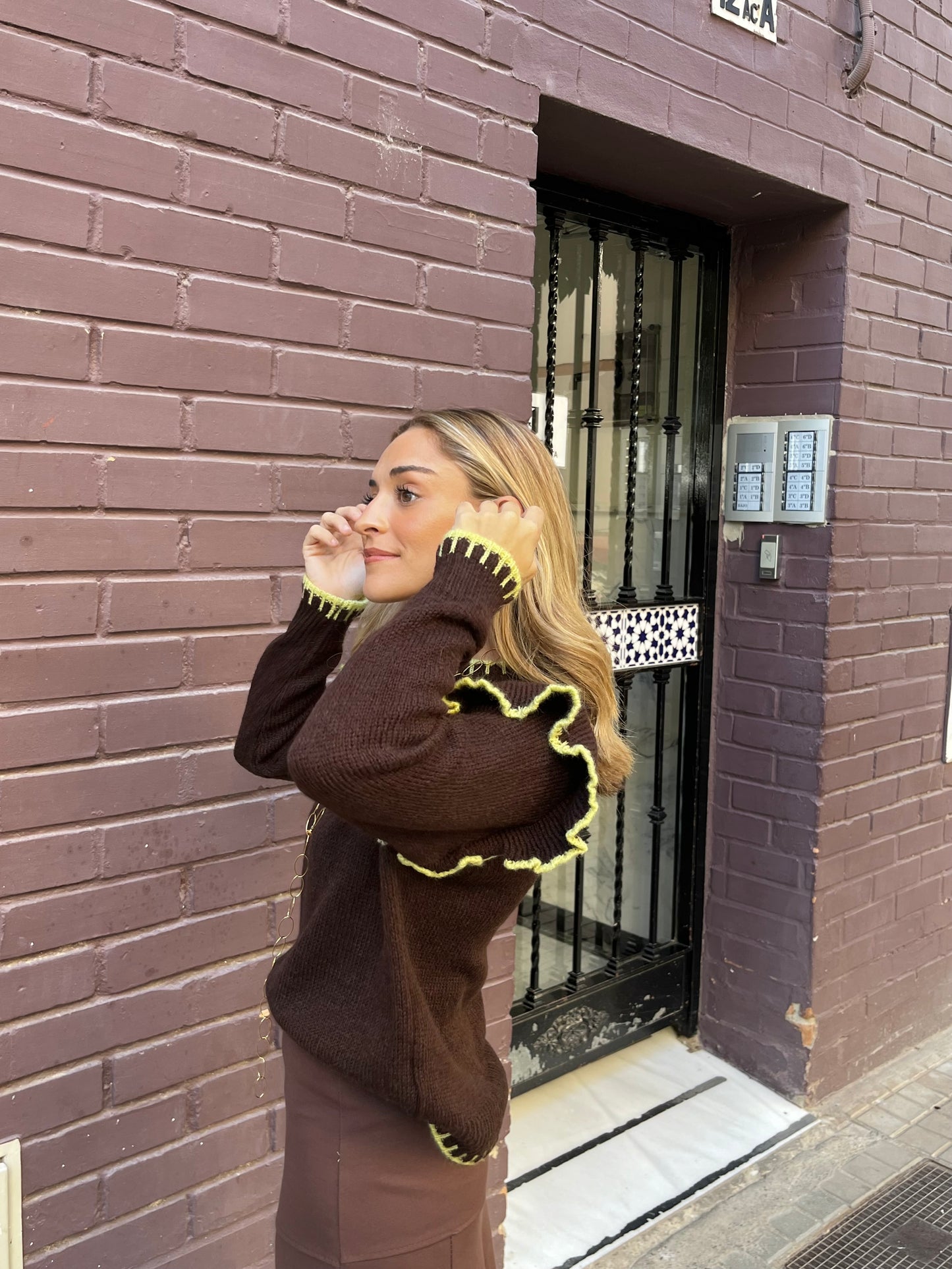 Jersey Valentina marrón