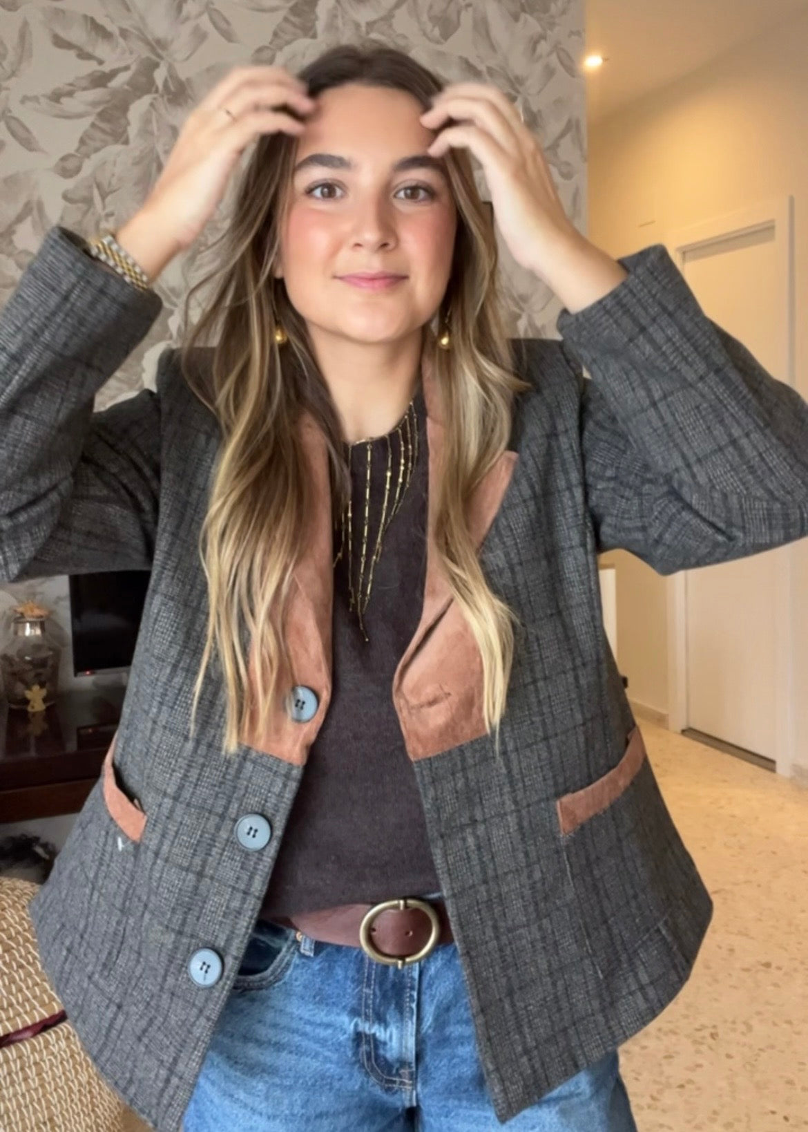 Blazer Julieta marrón
