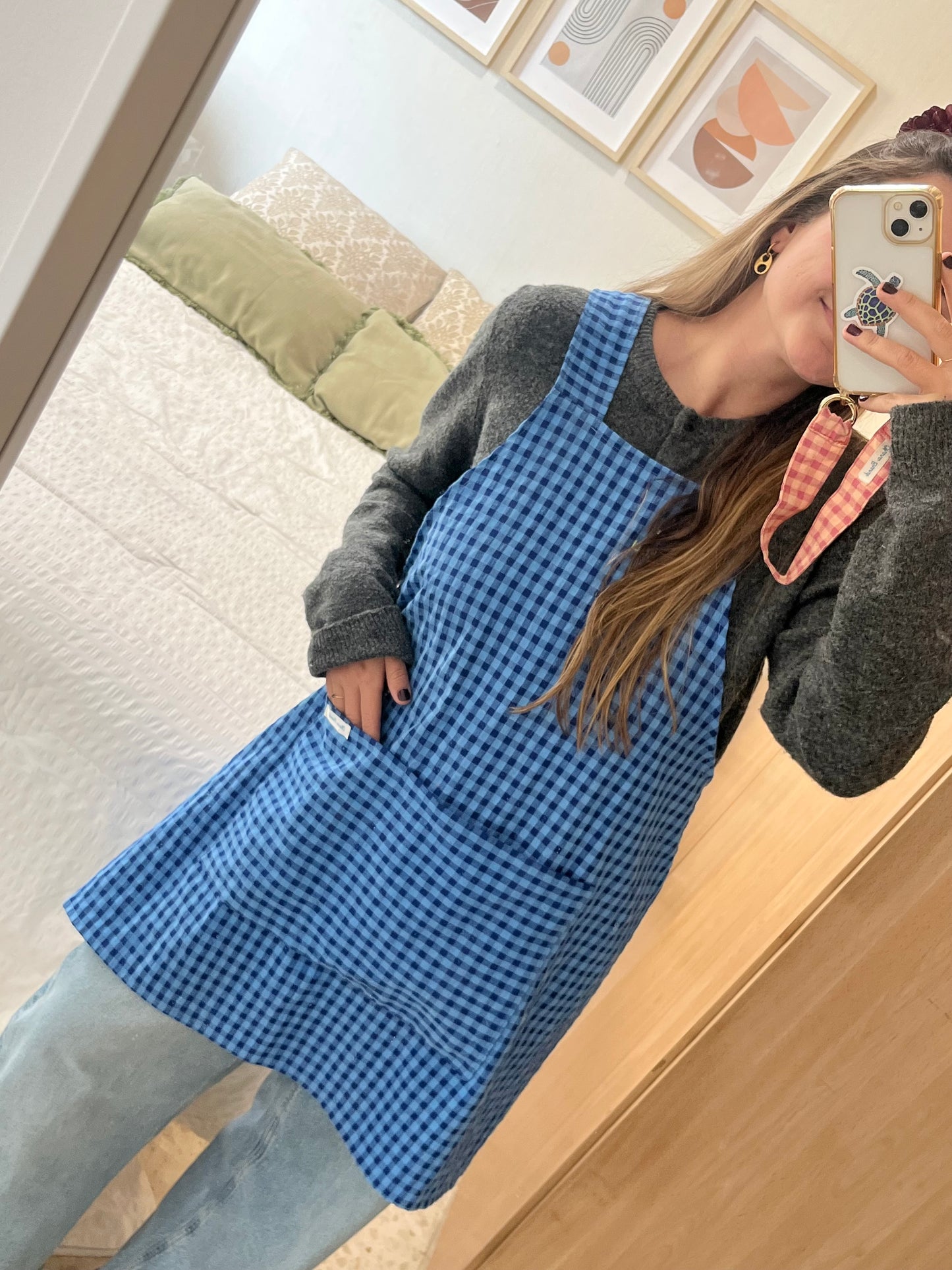 Babi vichy azul oscuro