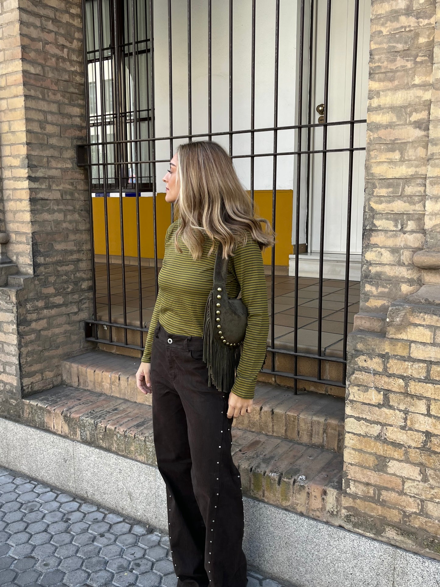 Camiseta Olivia verde