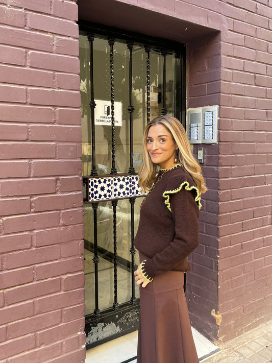 Jersey Valentina marrón