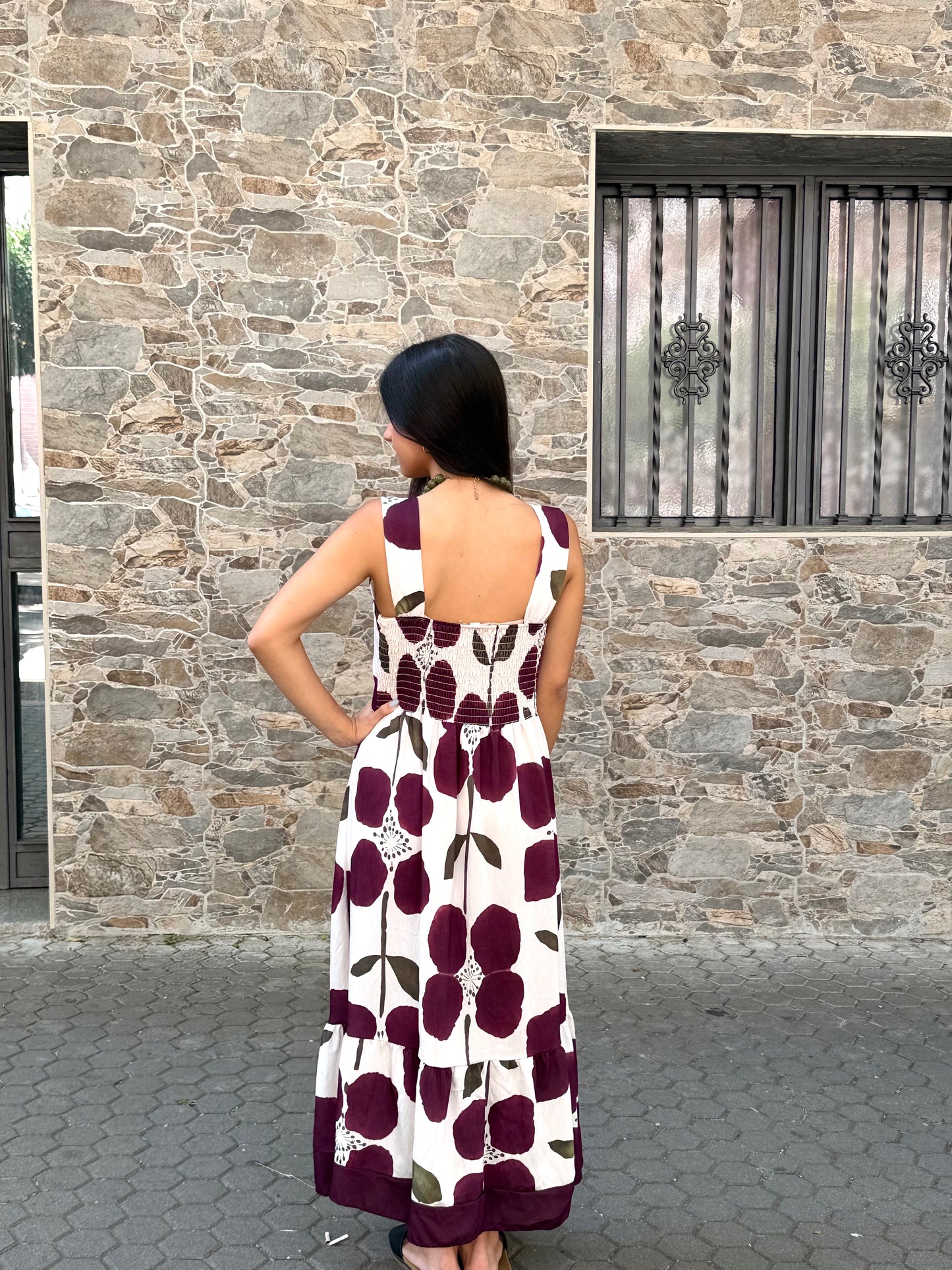 Vestido Cala Berenjena