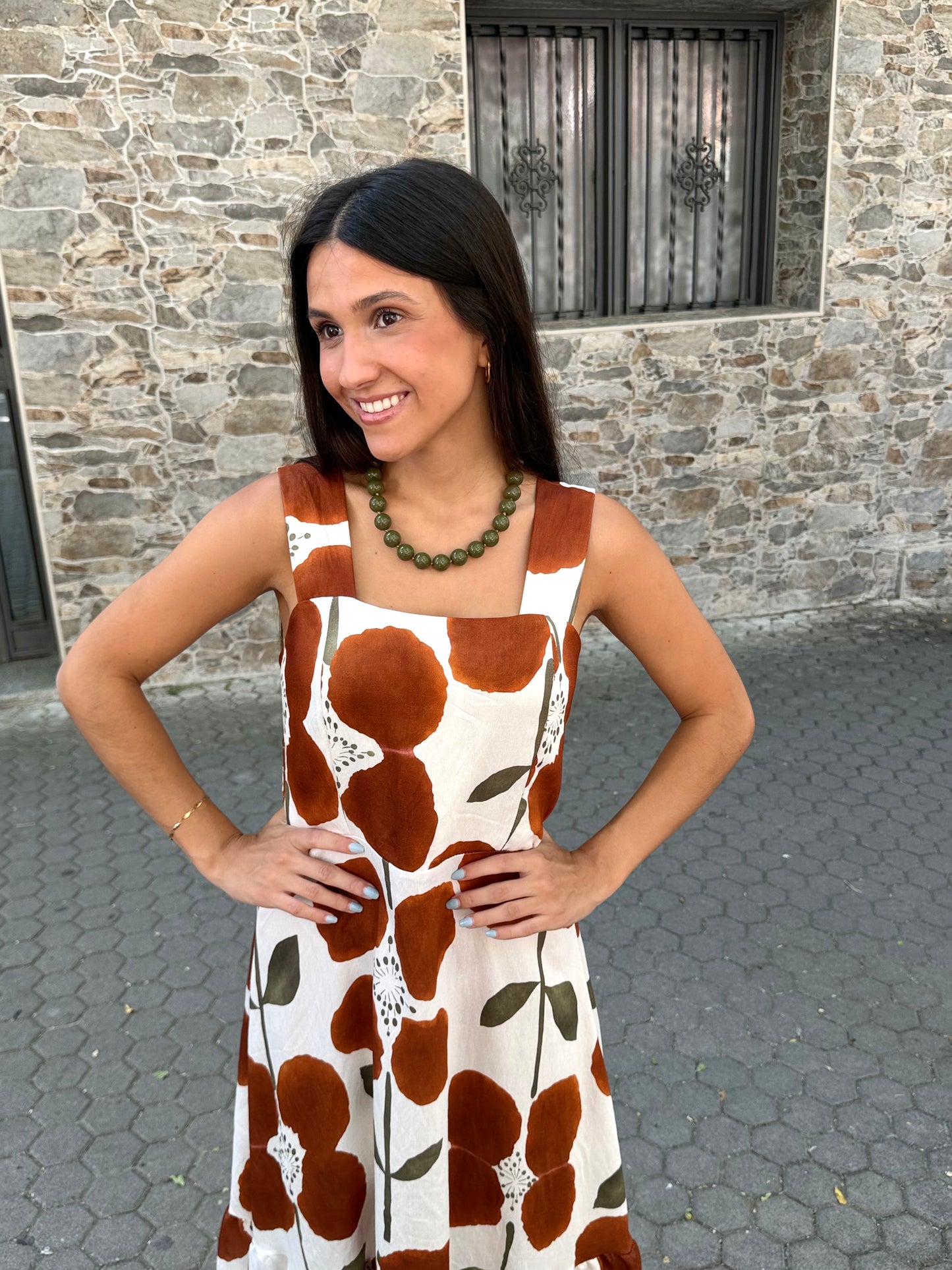 Vestido Cala burdeos