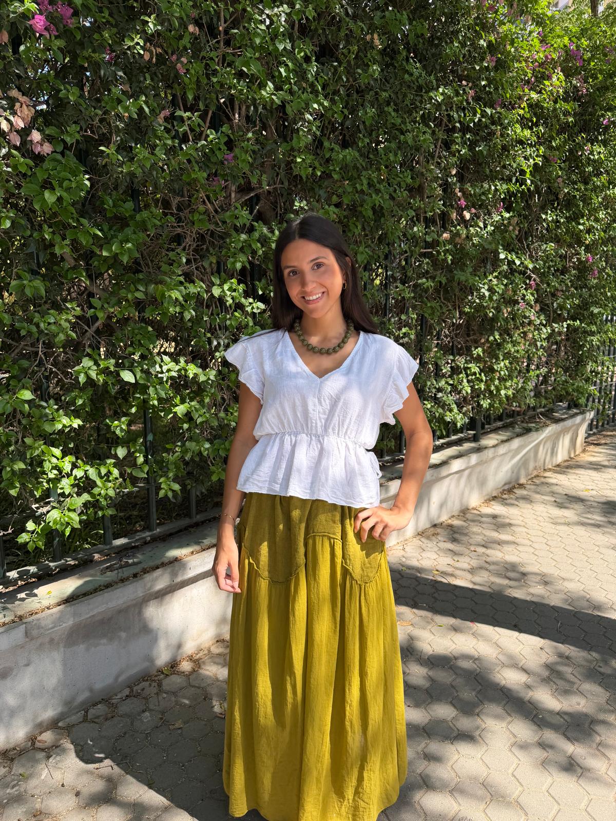 Falda Lino