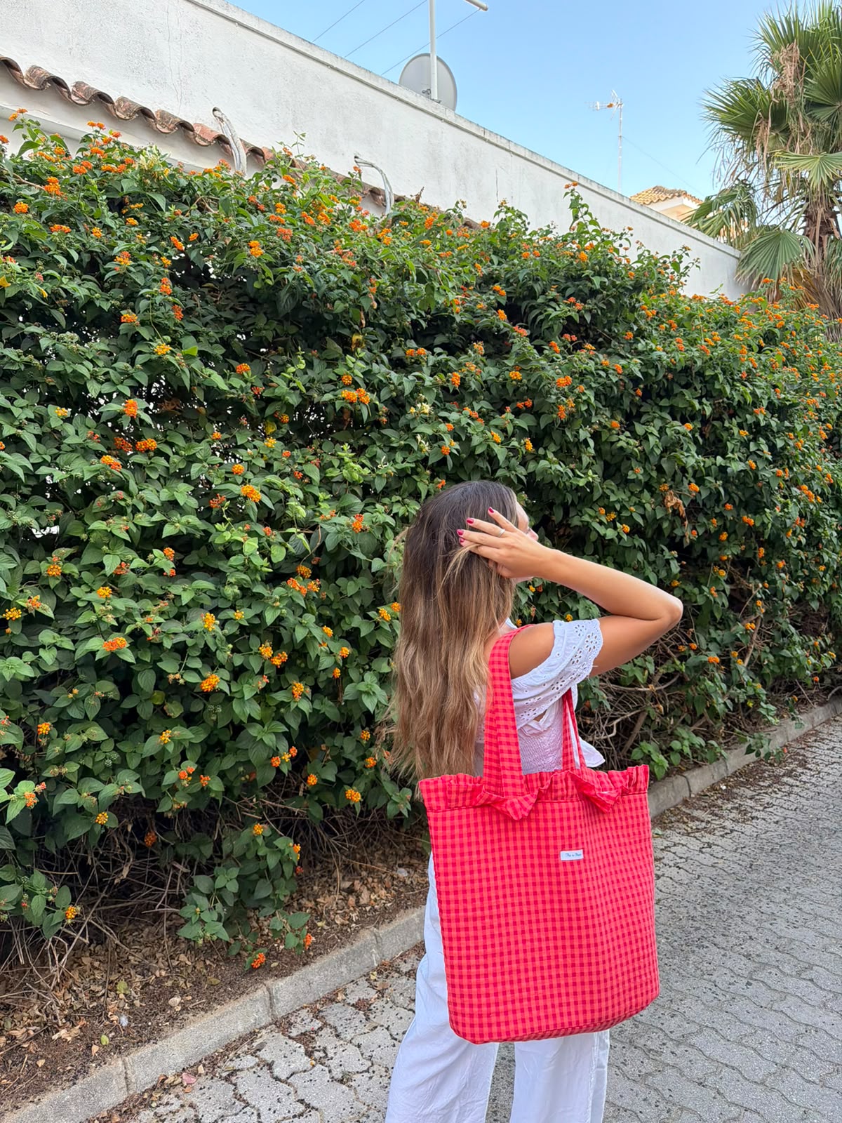 Bolso Bari Naranja y Rojo
